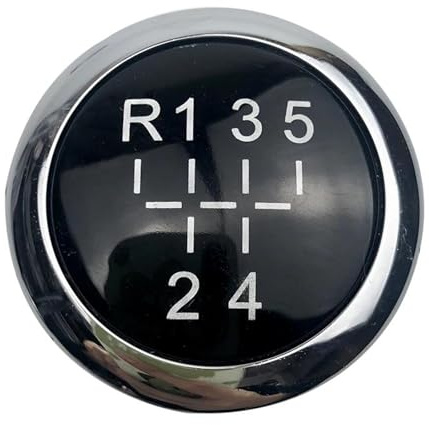 Palanca Velocidad Coche para Vauxhall para Opel para Astra III H para Corsa D 2005-2008 2009 2010 Tapa Palanca Cambios 5/6 Velocidades Cubierta Superior Emblema Pomo Palanca(5 Speed R12345)