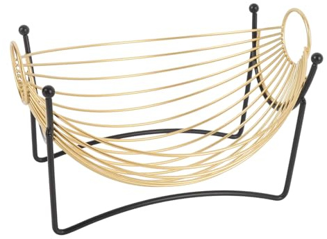 Panier de fruits en fil métallique, support de fruits de pods de café en fer avec support pour comptoir de comptoir de comptoir de rangement