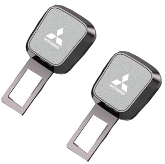 JsjjQf 2 Pezzi Prolunga Cintura Sicurezza Auto per Mitsubishi e-Evolution EK EK X,Fibbia della Cintura Fermo Disattivazione dell'Allarme Cintura di Sicurezza,F-Normal