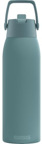 SIGG - Isolierte Trinkflasche - Thermosflasche Shield Therm FLIP - kohlensäurehaltige Getränke - Auslaufsicher - Spülmaschinenfest - BPA-frei - 90% recycelter Edelstahl - 750ML / 1L