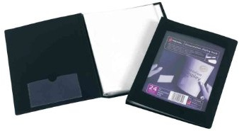 Rexel 17435BK Sichtbuch A5/24 Hüll, schwarz