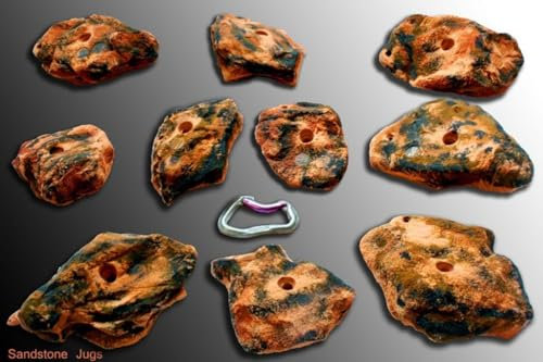 Move-it-Climbingholds Sandstone Jugs Klettergriffe XL, Farbe:gelb