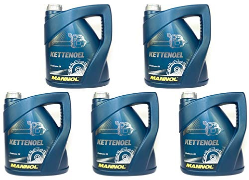 Kettenöl Gartengeräteöl MANNOL 5 Stück á 4 Liter