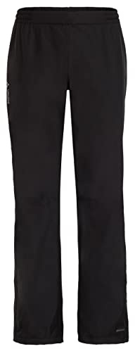 VAUDE Regenhose Escape 2.5L Pants, wasserdicht, winddicht und atmungsaktiv, kleines Packmaß, black, XXL