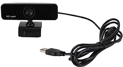 Caméra webcam, webcam Web HXSJ S1 HD, caméra Web autofocus, appel et enregistrement vidéo grand écran 1080p avec microphone intégré, caméra 1080p, webcam de bureau ou ordinateur portable pour ordinate