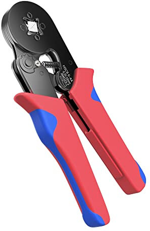 Pinza Crimpatrice Capicorda 0,25 mm² - 10 mm² - Attrezzo di Crimpatura per Elettricisti – Utensile per Cavi Elettrici a Regolazione automatica