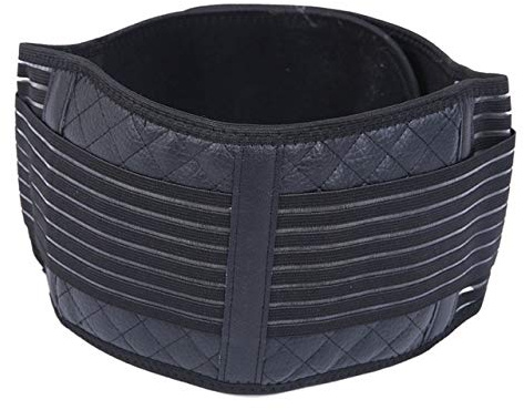 HMTE Corrector de Postura Productos de turmalina Autocalentamiento Magnético Cintura Soporte para la Espalda Brace Belt Lumbar Warm Protector Corrector de Postura Abdomen Back Brace (Tamaño : XL) (L)