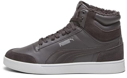 PUMA Unisex Shuffle Mid Fur Sneaker, Grau (Flat Dark Gray Cast Iron Cool Light Gray), 38.5 EU