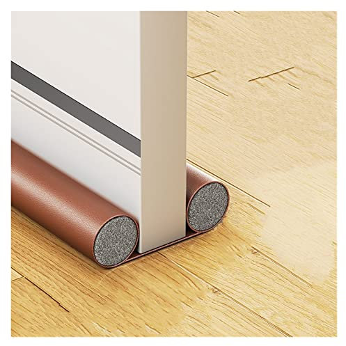 BORSAD 2 Pcs Appartement Bloqueur De Bruit Longueur 94cm/37 (Couleur : PU Brown)