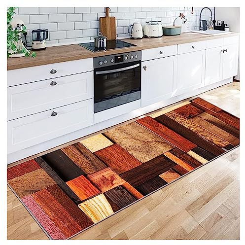 Siunwdiy Tapis De Cuisine 60X90CM Coloré Classique Tapis Long Couloir Antiderapant Motifs Géométriques Tapis Chambre Adulte Tapis Cuisine Devant Evier pour Cuisine