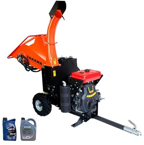 SAKAWA Biotrituradora BS2700 Motor 27CV + Aceite Hidráulico + Aceite 4 Tiempos