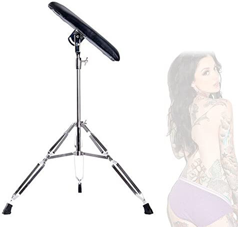 czyuRachel Tattoo Armlehne, 65-100cm Höhenverstellbar Beinstütze Armrest Beinauflage, Zusammenklappbar Tattoo Armrest Beinstütze Fußpflege Für Studios Oder Tattoo