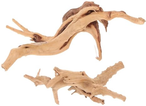 FOMIYES Chic Simple Fish Tank Decor Natural Driftwood Rhododendron Root Enhance Aquarium Scenery
