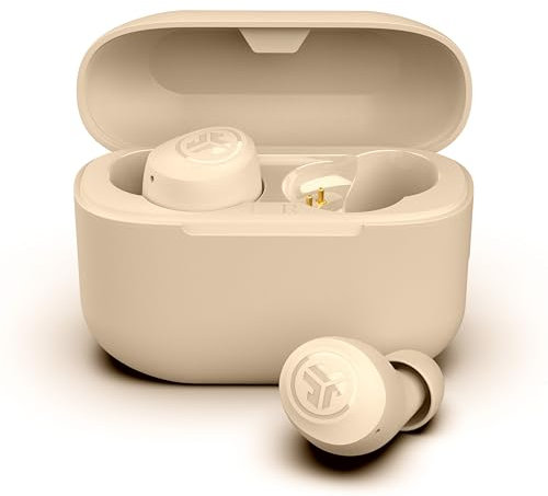 JLab Go Air Pop+ True Wireless Earbuds, In Ear Headphones, Bluetooth Earphones, 35H Playtime Ear Buds, Bluetooth Earbuds with Microphone, USB-C Charging Case, Dual Connect, EQ3 Sound, Tone 155
