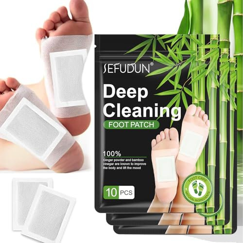 30 Pezzi Detox Foot Patch, Foot Patch Cerotto Detergente, Cerotti Detox Piedi, Cerotti Disintossicanti, Piedi Disintossicanti Adesivi, Alleviare Stress Migliorare Sonno