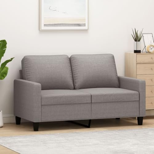LAPOOH 2-Sitzer-Sofa Taupe 120 cm Stoff, Sofas & Couches, Sofa Wohnzimmer, Sofa Für Jugendzimmer, Relaxsofa, Sofa Für Schlafzimmer, Polstersofa - 359162