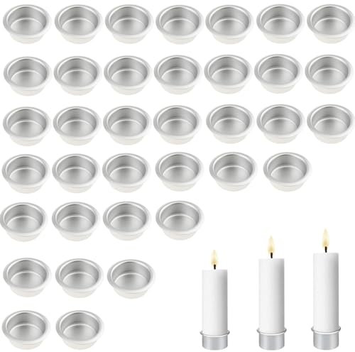 36 Stück Kerzenhalter für Stabkerzen, Teelichter, Baumkerzen, Geburtstagskerzen und Tafelkerzen - Kerzenleuchter Set