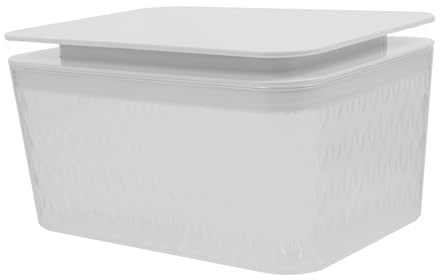 TINEASUR Feuchttücherbox aus Kunststoff mit Deckel Wiederverwendbare Aufbewahrung für Wohnzimmer und Schreibtisch Weiße Wischbox zur Praktischen Organisation
