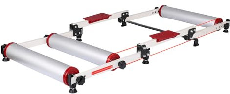KACBFEE Bike Trainer Bike Rollers Adjustable Bike Trainer Stand FoldableFor Mountain Biking, Racing & Strength Training