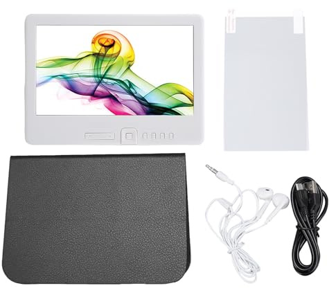 Liseuse électronique Portable avec écran LCD TFT 16:9 et Protection d'écran, étui de Protection et écouteurs. (16G)