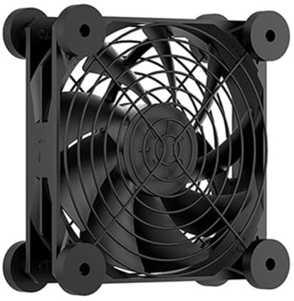 Bosiyrggrl Computer PC Case Fan USB Powered 5V Silent Chassis Cooler for Router Cooling Screws Protective Net A