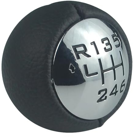 AJHJET 650632 Perilla Cambio Marchas 6 Velocidades Para Peugeot 3008 407 5008 807 307 Y 308 Pomo Palanca Cambios Coche