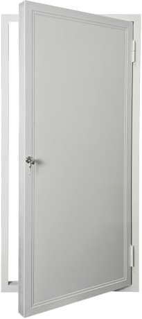 20×40, 26×46 aluminiumdörr med åtkomstpanel och nyckellås, inspektionslucka i metall för vägg och tak, gångjärnsförsedd servicedörr för VVS, el, VVS (16x30 tum/40,6x76,2 cm)