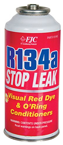 FJC Klima Dichtmittel Leckstop 9140 A/C Stop Leak Detector R134a Visual Red Dye
