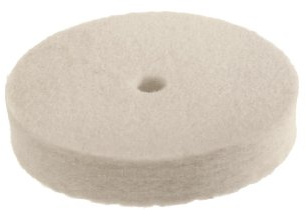 Bosch 1x Disco de Fieltro de Pulido (para Pastas de pulir, Ø 85 x 15 x 10 mm, Accessorios Taladradora)
