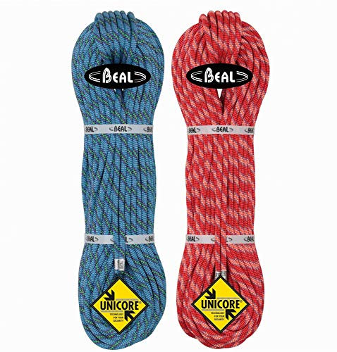 Beal Cobra Unicore Dschungelspielseil, Blau - Orange, 8,6 mm 2 x 60 m
