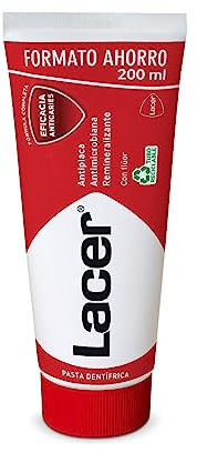 LACER PDL - Pasta de Dientes 200 ml, Previene la Caries, Mantiene la Boca Sana, Alto Contenido en Flúor, Evita la Formación de la Placa Dental, Fortalece el Esmalte, Acción Antimicrobiana