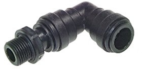 BIG L-Steckverschraubungen mit zylindrischem Außengewinde Steckverbindung Winkel (G 1/2 - 15 mm)