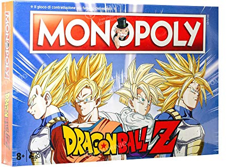 Winning Moves Dragon Ball Z Monopoly Gioco da Tavolo - Italian Edition