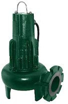 Zoeller 4405-0023, Model E4405, Waste-Mate 405/4405 Series, Sewage Submersible Pump, 3 HP, 230 Volts, 1 Phase, 4 Flanged Discharge, 355 GPM Max, 38 ft Max Head, 35 ft Cord, Manual, Double Seal