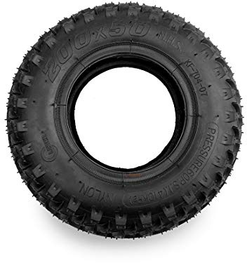 L-faster 200 x 50 Off-Road Reifen und Schlauch 8 Zoll Mountainbike Roller und Luftschlauch für Mountain-Skateboard Pneumatisches Rad (Außenreifen)