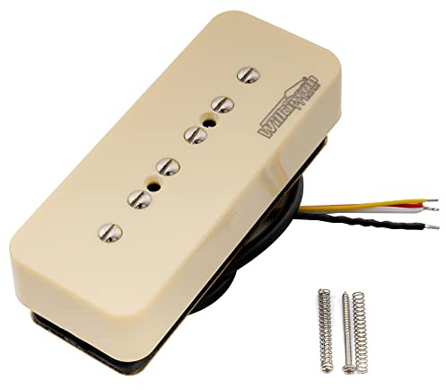 Wilkinson M-Serie Keramik P90 Soapbar Tonabnehmer Steg Pickup Crème | für SG/LP E-Gitarre