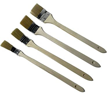 Set di 96 pennelli per radiatore, 25/38/50/63 mm, 24 pennelli angolari