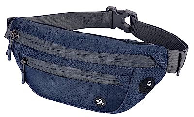 WATERFLY Bauchtasche Gürteltasche Sport Klein: Sportlich Unisex Hüfttasche Stylisch Leicht Hipbag für Outdoor Reise Wandern Travel Herren Damen