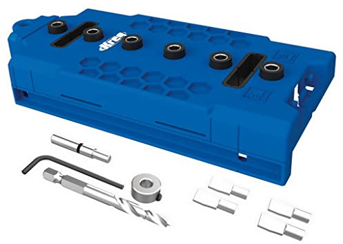 Kreg LR32 Lochreihen Bohrschablone 32 mm blau + 5 mm Bohrer (KMA3232-INT)