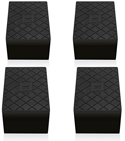 Gummiauflage für Hebebühnen und Autos - Gummiklötze und Gummiblöcke zum Sicheren anheben der Fahrzeuge (60mm 4 stück)