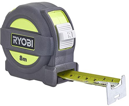 Mètre ruban RYOBI - 8m - RTM8M