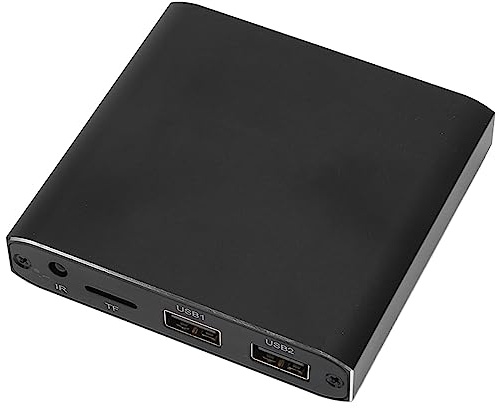 Lettore Multimediale Digitale HDMI 4K, Lettore Multimediale Video con USB X 2, Scheda di Memoria, Porte HDMI, AV, Optica, Supporto Riproduzione Automatica, Riproduzione in Loop (Spina UE)