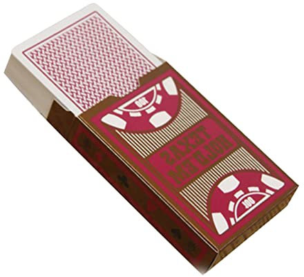 BESTonZON 1 Satz PVC-Spielkarten Playing Cards Plastic große Spielkarten PVC Kartenspielen Wasserdichtes Deck regulär wasserdichte gefrostet Poker