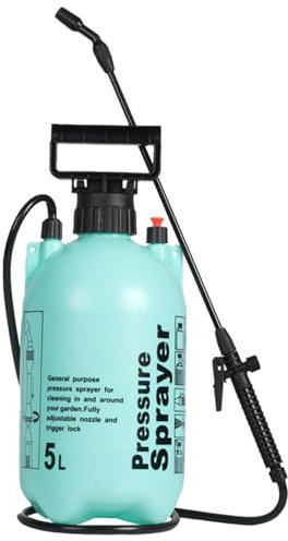 Pulverizador De Presión Manual 5L con Correa, Bomba De Espalda para Jardín, Césped, Plantas y Limpieza