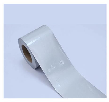 ZHAOSHIXU 10M wasserdichte Taillenlinien-Tapete, selbstklebende Sockelleiste, Fußleiste, Badezimmer, Wohnzimmer, Küchenschrank, Wanddekoration(Silver pearl light,5cm-wide 10M)