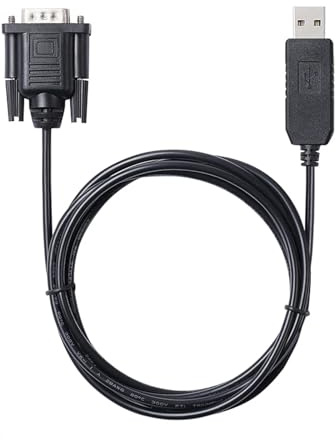 CP2102 USB RS232 Serial to DB9 Male Scanner Programming Remote Interface Cable BC898T BC796D ST-9M(1m)