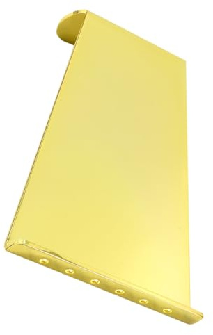 BESTonZON 6 Saiten Steg Saitenhalter Für E Gitarre E Gitarren Metall Jazzgitarren Saitenhalter Goldener Gitarren Steg Saitenhalter