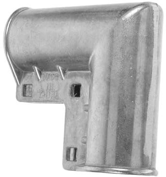 Angoily Door Corner Accessories Gate Elbows Gate Elbow Corner Parts for Chain Link Fence Chain Link Fence Kit Chain Link Fence Gate Corner Fence Parts Hardware Fence Repair Silver Aluminum