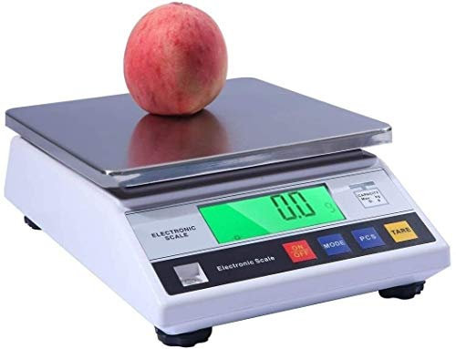 RUHEN Balances Alimentaires électroniques Balances de Cuisine numériques Balances électroniques 10kg/1g LCD rétroéclairées pour Usine Alimentaire Gâteau Maison Balances de Pharmacie