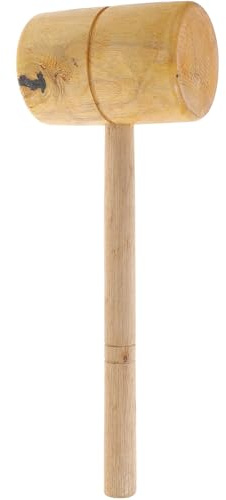 WOONEKY Maillet Bois Bois de Grand Format Marteau de Charpentier Pratique pour Menuiserie Résistant et Ergonomique